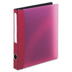 Avery-Dennison Easy Access Reference Binder, Round Ring, 1 Capacity, Burgundy