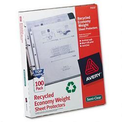 Avery-Dennison Easy Load Top Loading Recycled Polypropylene Sheet Protectors, 100/Box