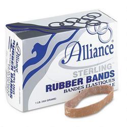 Alliance Rubber Ergonomically Correct Boxed Rubber Bands, Size 105, Approx. 70, 1 lb. Box