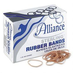 Alliance Rubber Ergonomically Correct Boxed Rubber Bands, Size 16, Approx. 2,500, 1 lb. Box