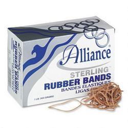 Alliance Rubber Ergonomically Correct Boxed Rubber Bands, Size 19, Approx. 1,750, 1 lb. Box