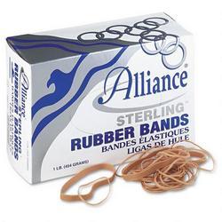 Alliance Rubber Ergonomically Correct Boxed Rubber Bands, Size 54, Assorted Sizes, 1 lb. Box
