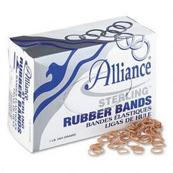 Alliance Rubber Ergonomically Correct Boxed Rubber Bands, Size 8, Approx. 7,100, 1 lb. Box