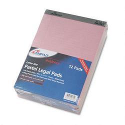 Ampad/Divi Of American Pd & Ppr Evidence® Rose Legal Ruled Pads, 8 1/2 x 11 3/4, 50 Sheets/Pad, Dozen