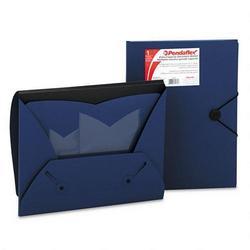 Esselte Pendaflex Corp. Extra Capacity Double Pocket Document Wallets, Silver/Black (ESS52532)