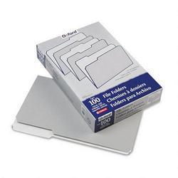 Esselte Pendaflex Corp. File Folders, Recycled, 2 Tone Gray, Legal Size, Top Tab, 1/3 Cut, 100/Box