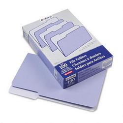 Esselte Pendaflex Corp. File Folders, Recycled, 2 Tone Lavender, Legal Size, Top Tab, 1/3 Cut, 100/Box