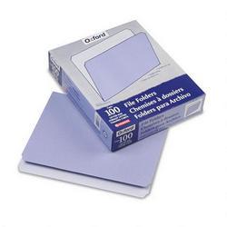 Esselte Pendaflex Corp. File Folders, Recycled, 2 Tone Lavender, Letter, Top Tab, Straight Cut, 100/Box