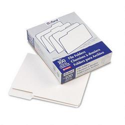 Esselte Pendaflex Corp. File Folders, Recycled, 2 Tone White, Letter Size, Top Tab, 1/3 Cut, 100/Box