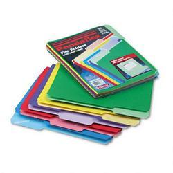 Esselte Pendaflex Corp. File Folders with InfoPocket®, Recycled, 1/3 Cut, Letter, Asst. Colors, 30/Pack