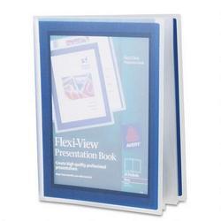 Avery-Dennison Flexi View Presentation Books, 24 Pages, Blue