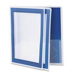 Avery-Dennison Flexi View Two Pocket Folders, 2/Pack, Navy