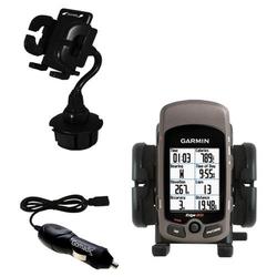 Gomadic Garmin Edge 605 Auto Cup Holder with Car Charger - Uses TipExchange