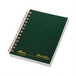 Ampad/Divi Of American Pd & Ppr Gold Fibre® 7x5 Double Wire Personal 130 Sheet Pocket Notebook, Classic Green