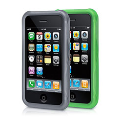 GRIFFIN TECHNOLOGY Griffin Wave Case for iPhone 3G (Combo Pack - Black/Green)