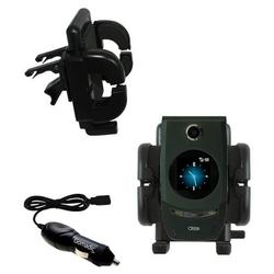 Gomadic HTC 3125 Auto Vent Holder with Car Charger - Uses TipExchange