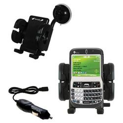 Gomadic HTC Excalibur Auto Windshield Holder with Car Charger - Uses TipExchange
