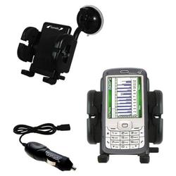 Gomadic HTC Fusion Auto Windshield Holder with Car Charger - Uses TipExchange