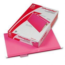 Esselte Pendaflex Corp. Hanging Folder, Reinforced with InfoPocket®, Pink, 1/5 Tab, Legal, 25/Box