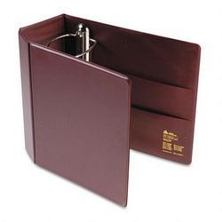 Avery-Dennison Heavy Duty Vinyl EZD® Reference Binder with Finger Hole, 5 Cap., Maroon