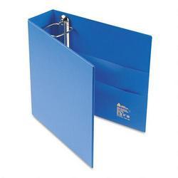Avery-Dennison Heavy Duty Vinyl EZD® Ring Reference Binder with Label Holder, 3 Capacity, Blue