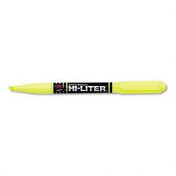 Avery-Dennison Hi Liter® EverBold™ Pen Style Fluorescent Highlighter, Fluorescent Yellow Ink