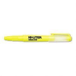 Avery-Dennison Hi Liter® GlideStik™ Highlighter, Fluorescent Yellow Ink