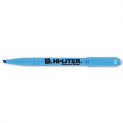Avery-Dennison Hi Liter® Pen Style Highlighter, Fluorescent Blue Ink
