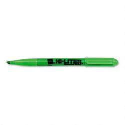 Avery-Dennison Hi Liter® Pen Style Highlighter, Fluorescent Green Ink