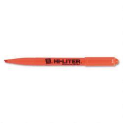 Avery-Dennison Hi Liter® Pen Style Highlighter, Fluorescent Orange Ink