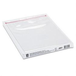 C-Line Products, Inc. Industrial Vinyl Zip Top Shop Ticket Holder for 8 1/2 x 11 Insert, Clear, 15/Box
