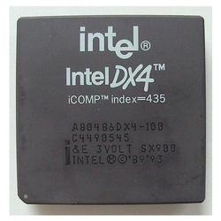 INTEL Intel 486DX4 100 Mhz 3.3V Socket 3 PGA CPU