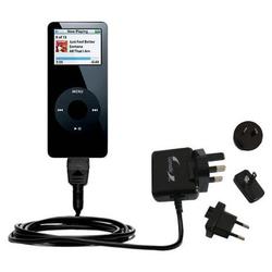 Gomadic International Wall / AC Charger for the Apple Nano (2GB) - Brand w/ TipExchange Technology