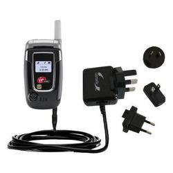 Gomadic International Wall / AC Charger for the Audiovox CDM 8915 - Brand w/ TipExchange Technology