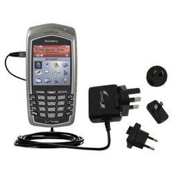 Gomadic International Wall / AC Charger for the Blackberry 7130e - Brand w/ TipExchange Technology