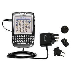 Gomadic International Wall / AC Charger for the Blackberry 7750 - Brand w/ TipExchange Technology