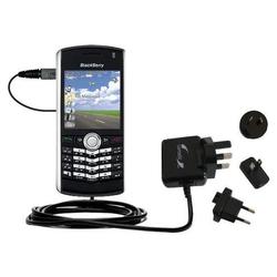 Gomadic International Wall / AC Charger for the Blackberry 8120 - Brand w/ TipExchange Technology