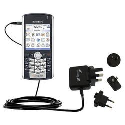Gomadic International Wall / AC Charger for the Blackberry pearl - Brand w/ TipExchange Technology