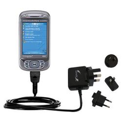 Gomadic International Wall / AC Charger for the Cingular 8525 - Brand w/ TipExchange Technology