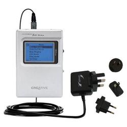 Gomadic International Wall / AC Charger for the Creative NOMAD Jukebox Zen - Brand w/ TipExchange Te