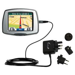 Gomadic International Wall / AC Charger for the Garmin StreetPilot C330 - Brand w/ TipExchange Techn