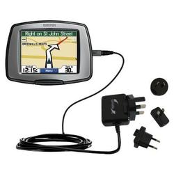 Gomadic International Wall / AC Charger for the Garmin StreetPilot C340 - Brand w/ TipExchange Techn