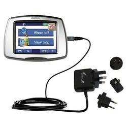 Gomadic International Wall / AC Charger for the Garmin StreetPilot C550 - Brand w/ TipExchange Techn