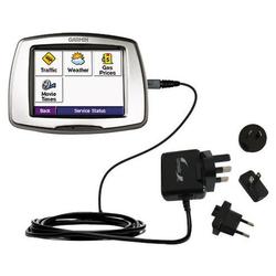 Gomadic International Wall / AC Charger for the Garmin StreetPilot C580 - Brand w/ TipExchange Techn