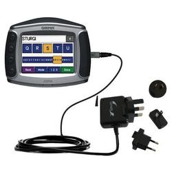 Gomadic International Wall / AC Charger for the Garmin Zumo 450 - Brand w/ TipExchange Technology