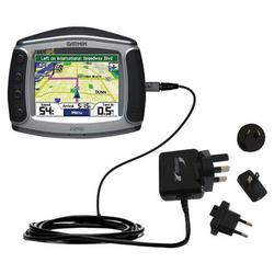 Gomadic International Wall / AC Charger for the Garmin Zumo 550 - Brand w/ TipExchange Technology