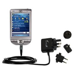 Gomadic International Wall / AC Charger for the HP iPaq 110 - Brand w/ TipExchange Technology