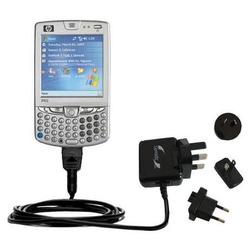 Gomadic International Wall / AC Charger for the HP iPaq hx2090 - Brand w/ TipExchange Technology