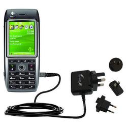 Gomadic International Wall / AC Charger for the HTC MTeoR - Brand w/ TipExchange Technology