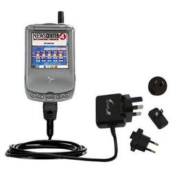 Gomadic International Wall / AC Charger for the Handspring Treo 270 - Brand w/ TipExchange Technolog